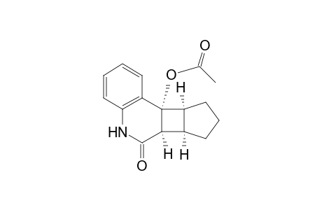 (6a.alpha.,6b.alpha.,9a.alpha.,9b.alpha.)-9b-Acetoxy-5,6a,6b,7,8,9,9a,9b-octahydro-6H-cyclopenta[3,4]cyclobuta[1,2-c]quinolin-6-one