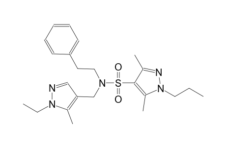 1H-pyrazole-4-sulfonamide, N-[(1-ethyl-5-methyl-1H-pyrazol-4-yl)methyl]-3,5-dimethyl-N-(2-phenylethyl)-1-propyl-