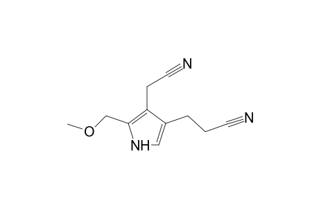 3-[4-(Cyanomethyl)-5-(methoxymethyl)-1H-pyrrol-3-yl]propanenitrile