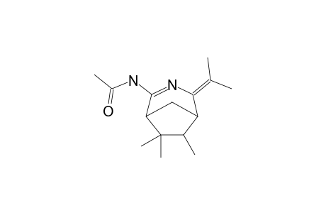 2-Acetamino-4-isopropylidene-6,7,7-trimethyl-3-azabicyclo[3.2.1]oct-2-ene