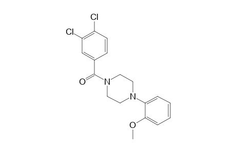 1-(3,4-DICHLOROBENZOYL)-4-(o-METHOXYPHENYL)PIPERAZINE