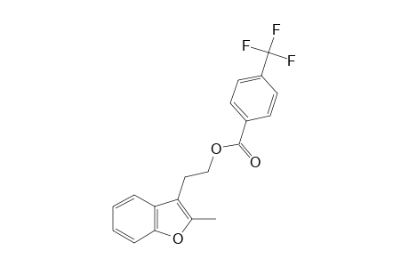 2-METHYL-3-BENZOFURANETHANOL, alpha,alpha,alpha-TRIFLUORO-p-TOLUATE