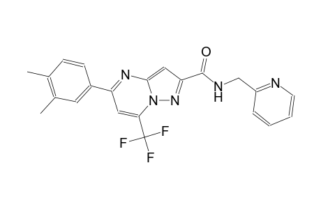 5-(3,4-dimethylphenyl)-N-(2-pyridinylmethyl)-7-(trifluoromethyl)pyrazolo[1,5-a]pyrimidine-2-carboxamide