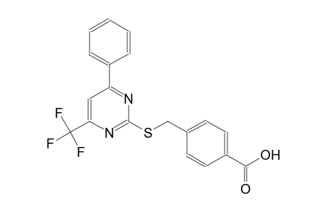 4-({[4-phenyl-6-(trifluoromethyl)-2-pyrimidinyl]sulfanyl}methyl)benzoic acid