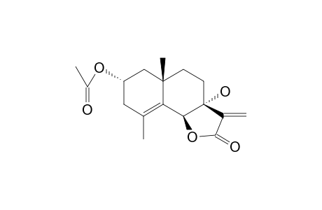 2-ALPHA-ACETOXY-7-ALPHA-HYDROXY-SPHAERANTHOLIDE