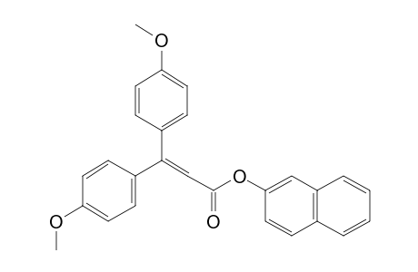 3,3-bis(p-methoxyphenyl)acrylic acid, 2-naphthyl ester