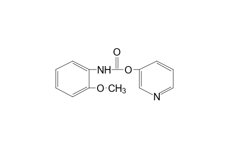 o-methoxycarbanilic acid, 3-pyridyl ester