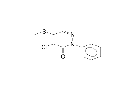 4-Chloro-5-methylthio-2-phenyl-2H-pyridazin-3-one