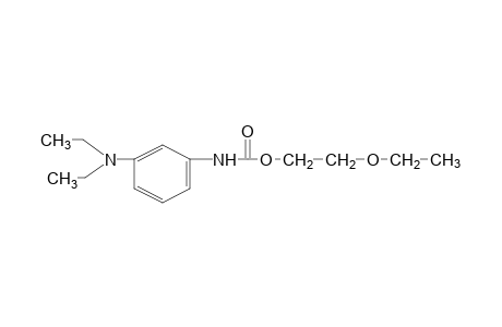 m-(diethylamino)carbanilic acid, 2-ethoxyethyl ester