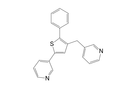 3-[5-Phenyl-4-(pyridin-3-ylmethyl)thiophen-2-yl]pyridine