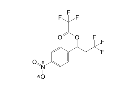 3,3,3-trifluoro-1-(4-nitrophenyl)propyl 2,2,2-trifluoroacetate