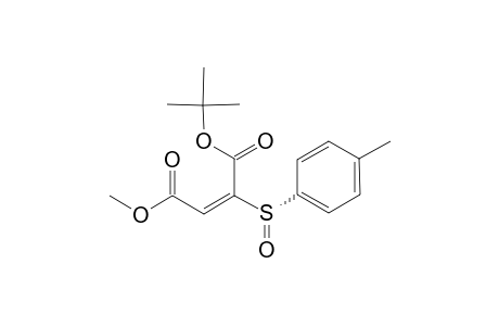 (E)-(S)s-3-t-Butoxycarbonyl-3-p-tolylsulfinylpropenoic acid methyl ester