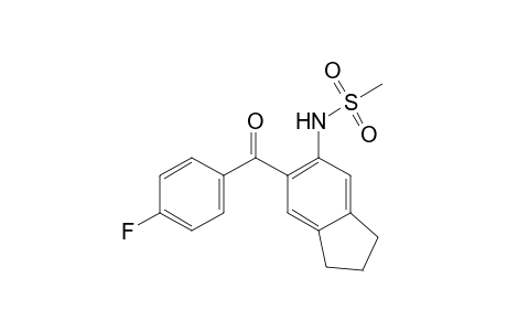 N-[6-(p-fluorobenzoyl)-5-indanyl]methanesulfonamide