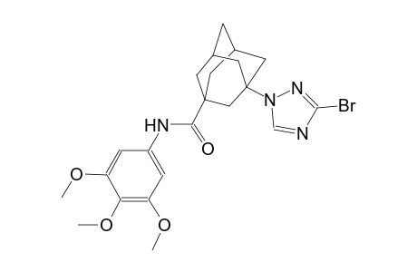 3-(3-bromo-1H-1,2,4-triazol-1-yl)-N-(3,4,5-trimethoxyphenyl)-1-adamantanecarboxamide