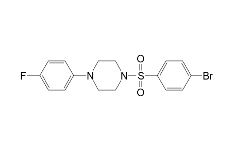 1-[(4-bromophenyl)sulfonyl]-4-(4-fluorophenyl)piperazine