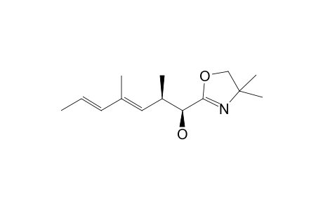 (1S,2R,3E,5E)-1-(4,4-dimethyl-2-oxazolin-2-yl)-2,4-dimethyl-hepta-3,5-dien-1-ol