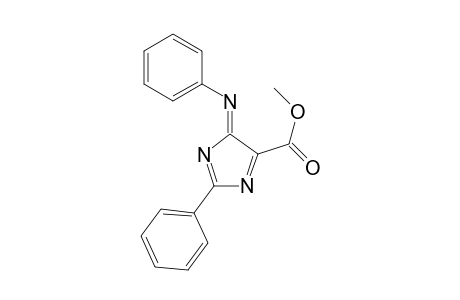 4H-Imidazole-5-carboxylic acid, 2-phenyl-4-(phenylimino)-, methyl ester