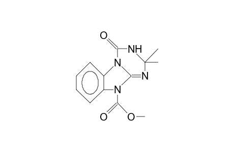 4-keto-2,2-dimethyl-3H-[1,3,5]triazino[6,1-b]benzimidazole-10-carboxylic acid methyl ester