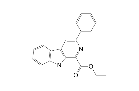 9H-Pyrido[3,4-b]indole-1-carboxylic acid, 3-phenyl-, ethyl ester