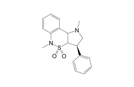 (3R)-1,5-Dimethyl-3-phenyl-1,2,3,3a,5,9b-hexahydrobenzo[c]pyrrolo[2,3-e][1,2]thiazine-4,4-dion