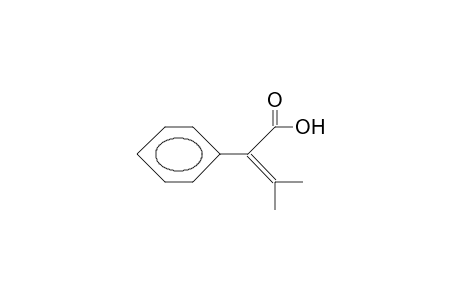 3-methyl-2-phenylcrotonic acid