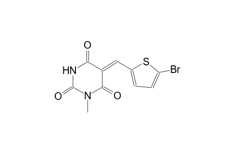 2,4,6(1H,3H,5H)-pyrimidinetrione, 5-[(5-bromo-2-thienyl)methylene]-1-methyl-, (5Z)-