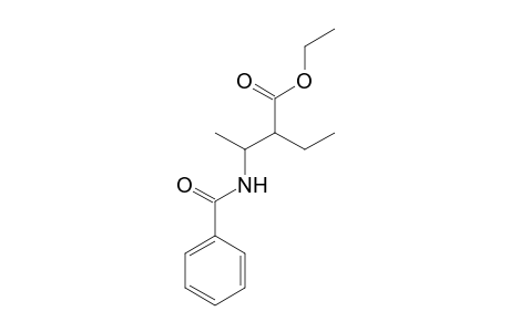 Ethyl 3-(benzoylamino)-2-ethylbutanoate
