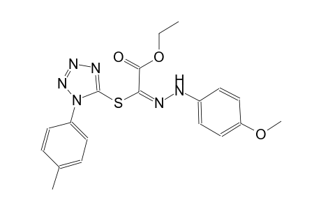 ethyl (2E)-[(4-methoxyphenyl)hydrazono]{[1-(4-methylphenyl)-1H-tetraazol-5-yl]sulfanyl}ethanoate
