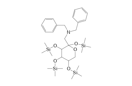 .beta.-d-Fructopyranose, 1-[bis(phenylmethyl)amino]-1-deoxy-2,3,4,5-tetrakis-O-(trimethylsilyl)-