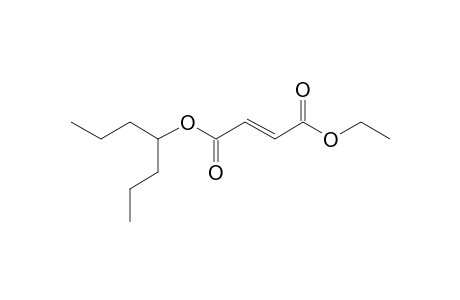 Fumaric acid, ethyl 4-heptyl ester