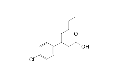 beta-butyl-p-chlorohydrocinnamic acid