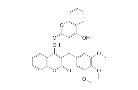 3,3'-(3,4,5-trimethoxybenzylidene)bis[4-hydroxycoumarin]