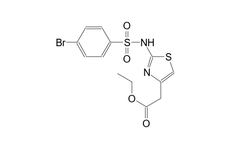 ethyl (2-{[(4-bromophenyl)sulfonyl]amino}-1,3-thiazol-4-yl)acetate