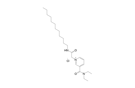 3-(diethylcarbamoyl)-1-[(dodecylcarbamoyl)methyl]pyridinium chloride