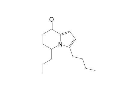 3-Butyl-5-propyl-8-oxo-5,6,7,8-tetrahydroindolizine