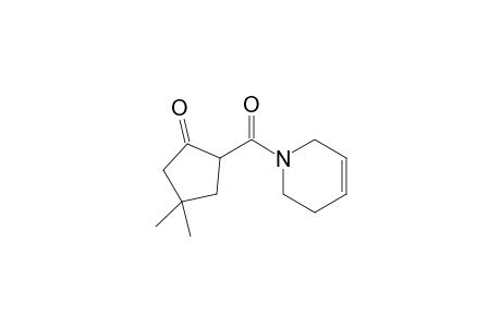 2-(3,6-Dihydro-2H-pyridine-1-carbonyl)-4,4-dimethyl-cyclopentanone