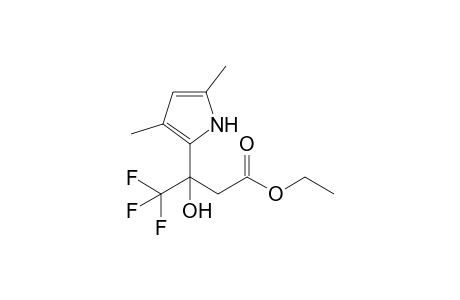 Ethyl 3-(3,5-dimethyl-1H-pyrrol-2-yl)-4,4,4-trifluoro-3-hydroxybutanoate