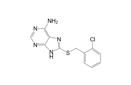 8-[(2-chlorobenzyl)sulfanyl]-9H-purin-6-ylamine