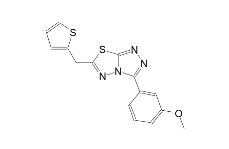 3-(3-methoxyphenyl)-6-(2-thienylmethyl)[1,2,4]triazolo[3,4-b][1,3,4]thiadiazole