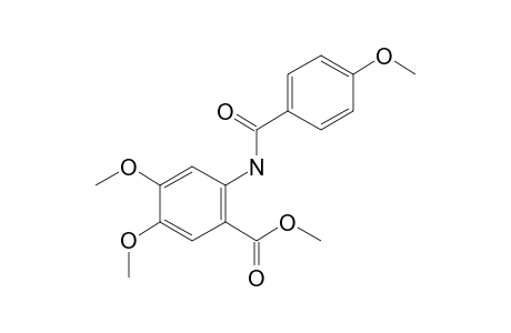 Methyl 4,5-dimethoxy-2-(4-methoxybenzamido)benzoate