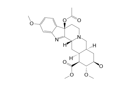 METHYL-7-BETA-ACETOXY-7H-RESERPATE;METHYL-7-BETA-ACETOXY-18-BETA-HYDROXY-11,17-ALPHA-DIMETHOXY-7H-3-BETA,20-ALPHA-YOHIMBANE-16-BETA-CARBOXYLATE