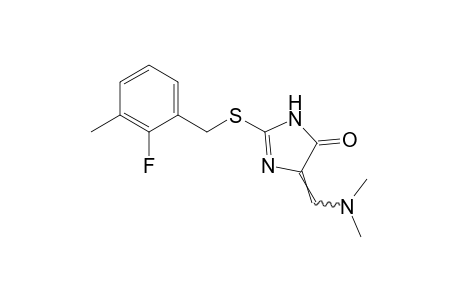 4-[(dimethylamino)methylene]-2-[(2-fluoro-3-methylbenzyl)thio]-2-imidazolin-5-one