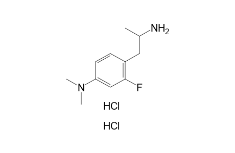 4-(dimethylamino)-2-fluoro-a-methylphenethylamine, dihydrochloride