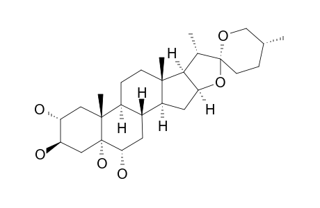 ALLIOGENIN;5-ALPHA-SPIROSTAN-2-ALPHA,3-BETA,5-ALPHA,6-ALPHA-TETROL