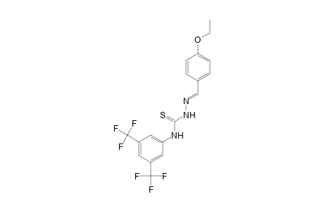 1-(p-ethoxybenzylidene)-4-(alpha,alpha,alpha,alpa',alpha',alpha'-hexafluoro-3,5-xylyl)-3-thiosemicarbazide