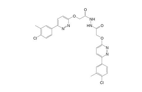 2-((6-(4-Chloro-3-methylphenyl)pyridazin-3-yl)oxy)-N-(2-((6-(4-chloro-3-methylphenyl)pyridazin-3-yl)oxy)acetyl)acetohydrazide