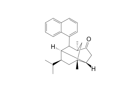 (+)-(1R,2R,3S,4S,6R,7R)-1,6-Dimethyl-4-endo-isopropyl-2-(2-1-naphthyl)tricyclo[4.3.1.0(3,7)]decan-9-one