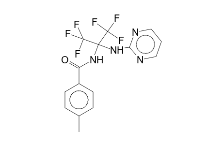 4-Methyl-N-[2,2,2-trifluoro-1-(2-pyrimidinylamino)-1-(trifluoromethyl)ethyl]benzamide