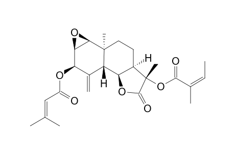 11-ALPHA-ANGELOYLOXY-1-BETA,2-BETA-EPOXY-3-BETA-SENECIOYLOXY-5-BETA-H,6-ALPHA-H,7-ALPHA-H,10-ALPHA-ME-EUDESM-4-(15)-EN-6,12-OLIDE