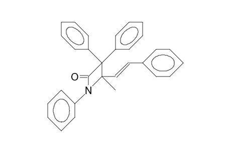 N,3,3-Triphenyl-4-methyl-4-styryl-2-azetidinone